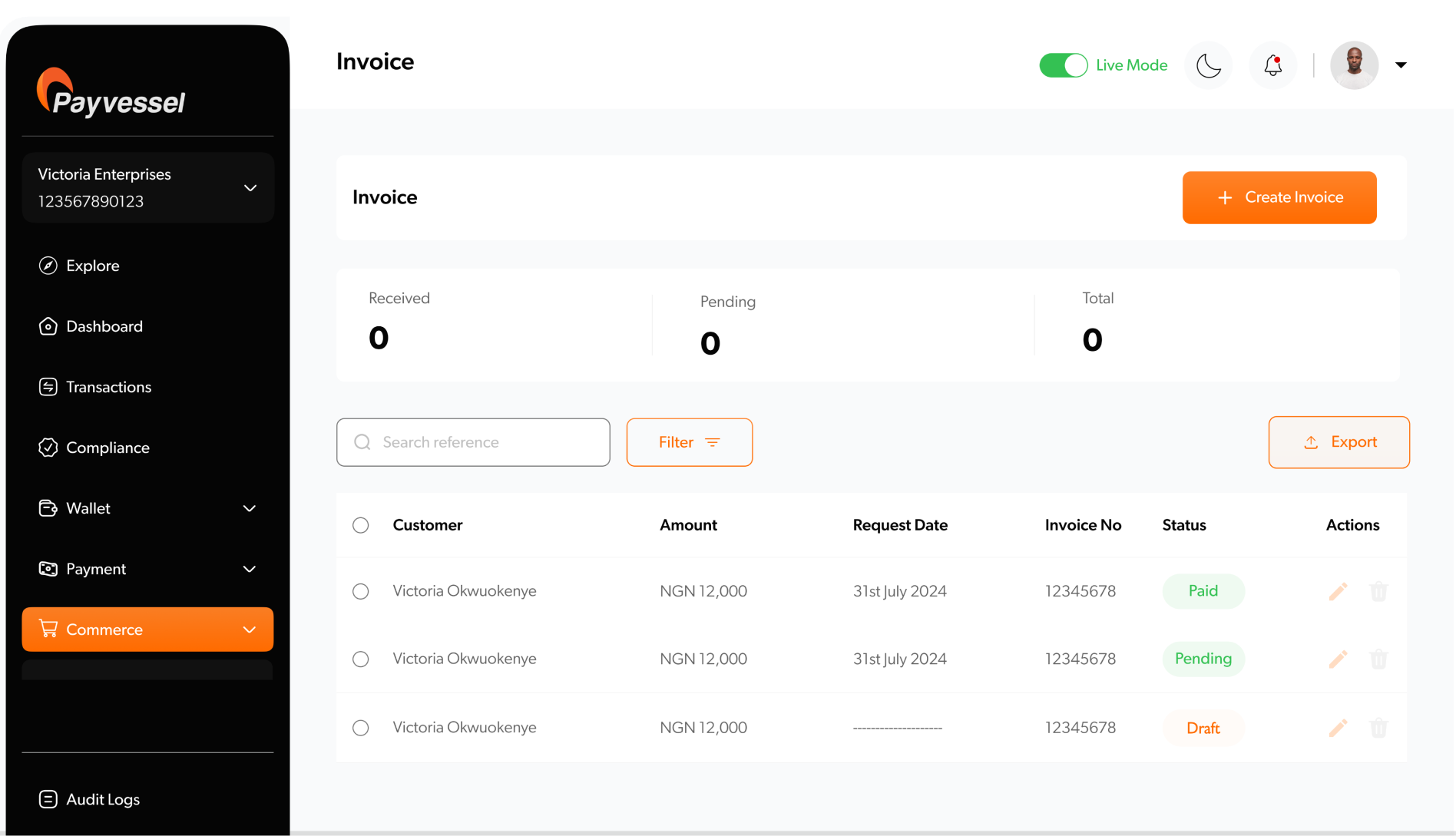 Invoice